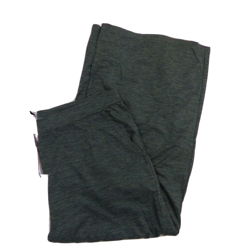 H Halston Studio Knit Cropped Wide Leg Pants L NWT